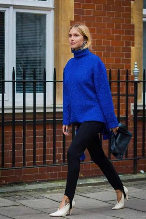 Blogueuse de mode en leggings