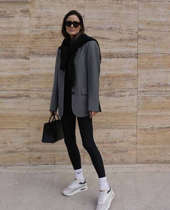 Leggings 2021-2022: que porter, des images à la mode photo