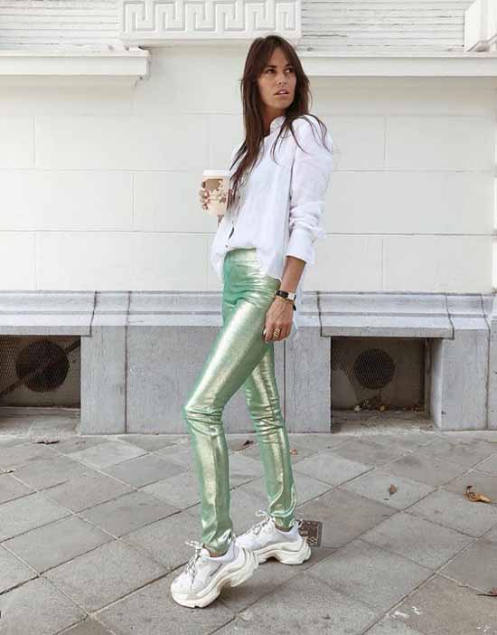 Leggings 2021-2022: que porter, des images à la mode photo