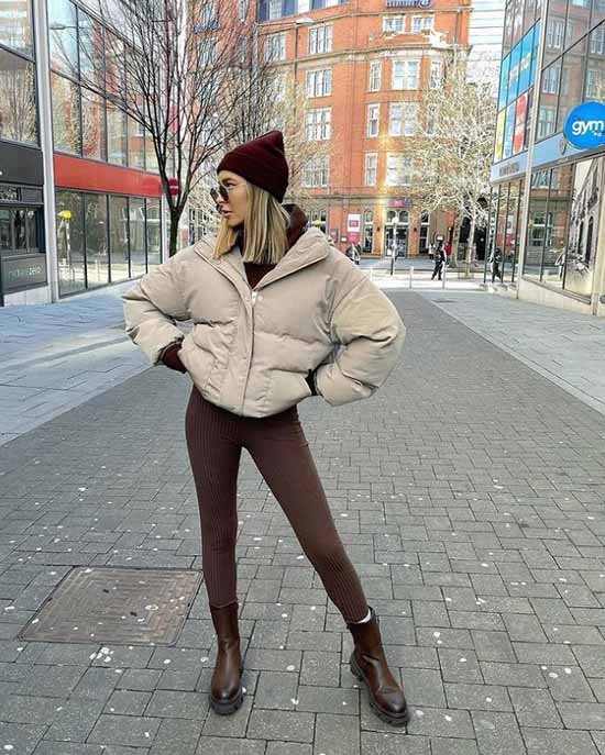 Leggings 2021-2022: que porter, des images à la mode photo