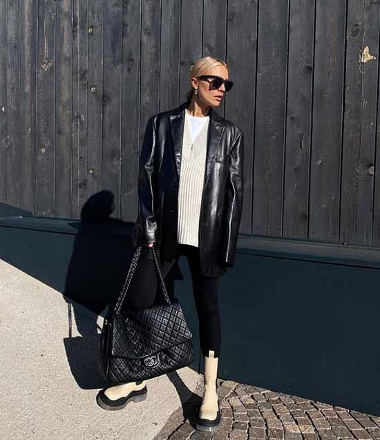 Leggings 2021-2022: que porter, des images à la mode photo