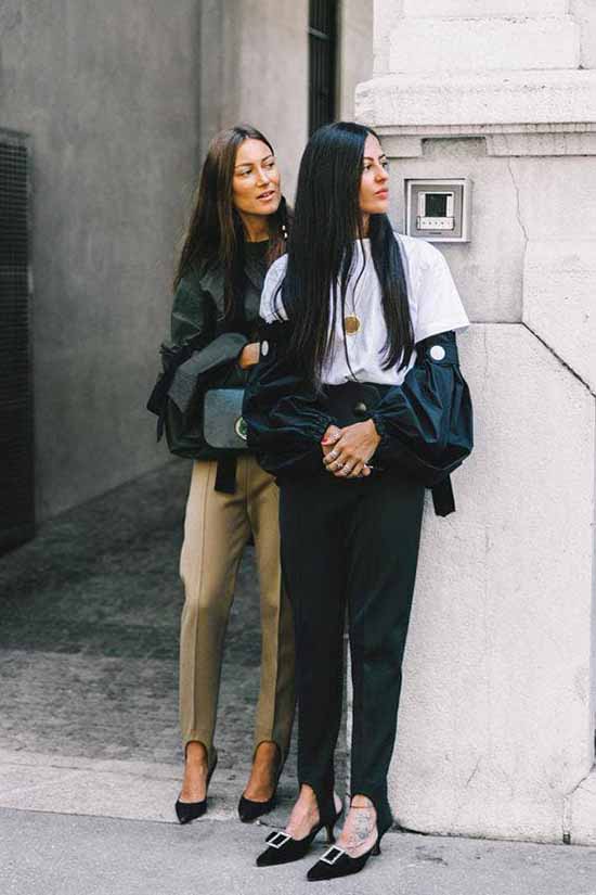 Leggings 2021-2022: que porter, des images à la mode photo