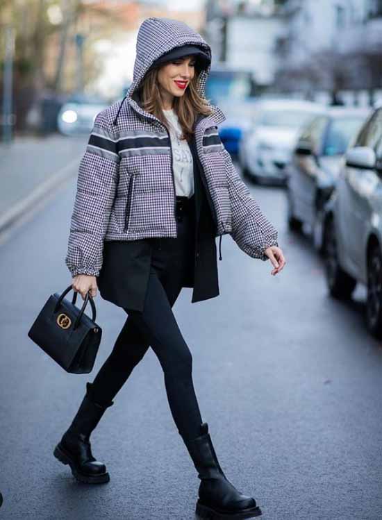 Leggings 2021-2022: que porter, des images à la mode photo