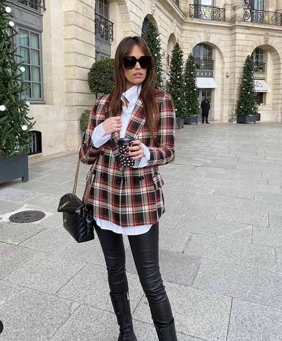 Leggings 2021-2022: que porter, des images à la mode photo