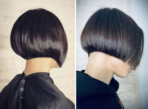 Bob Kare avec une frange 2021: photos de coupes de cheveux à la mode, tendances