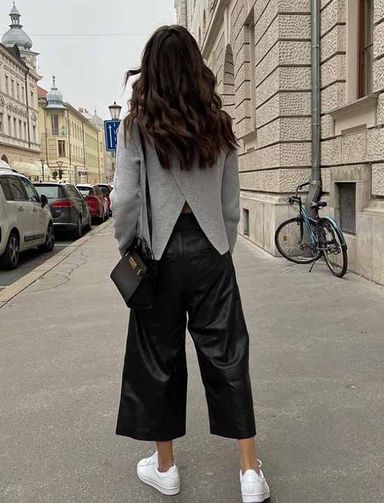 Pantalon large 2021: que porter, photos, idées de looks