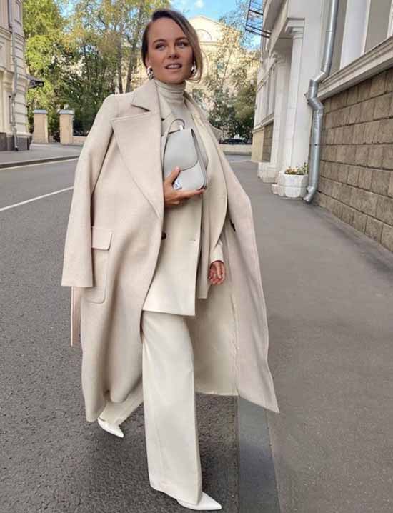 Pantalon large bleu vif