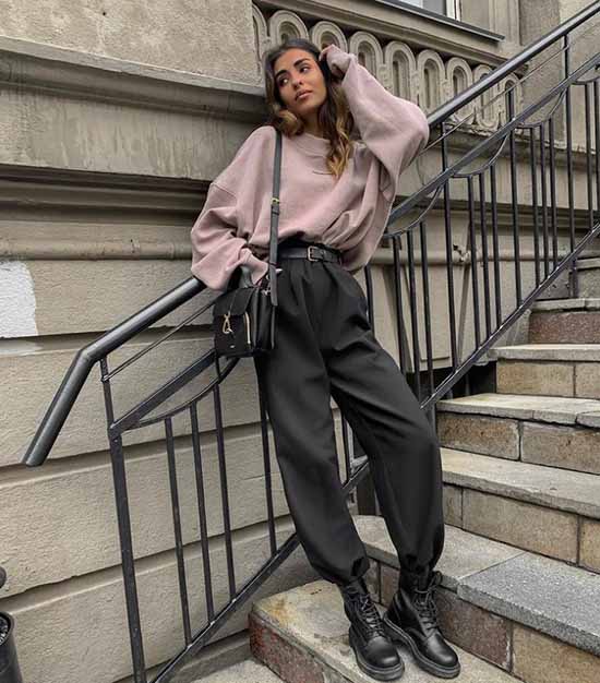 Pantalon large 2021: que porter, photos, idées de looks