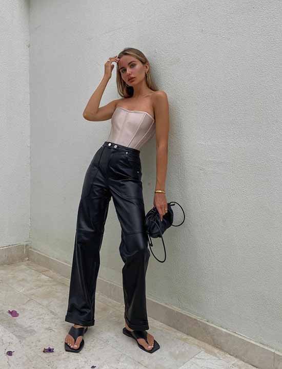 Pantalon large 2021: que porter, photos, idées de looks