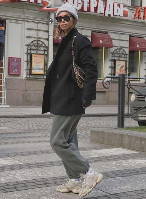 Que porter avec un pantalon de jogging large