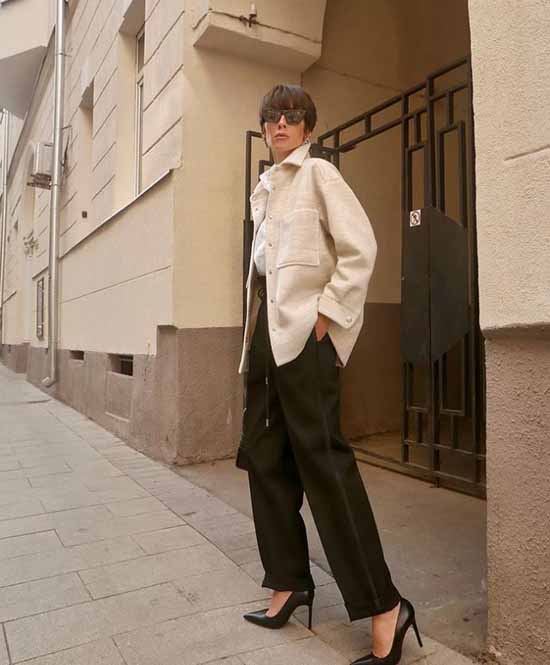 Pantalon large 2021: que porter, photos, idées de looks