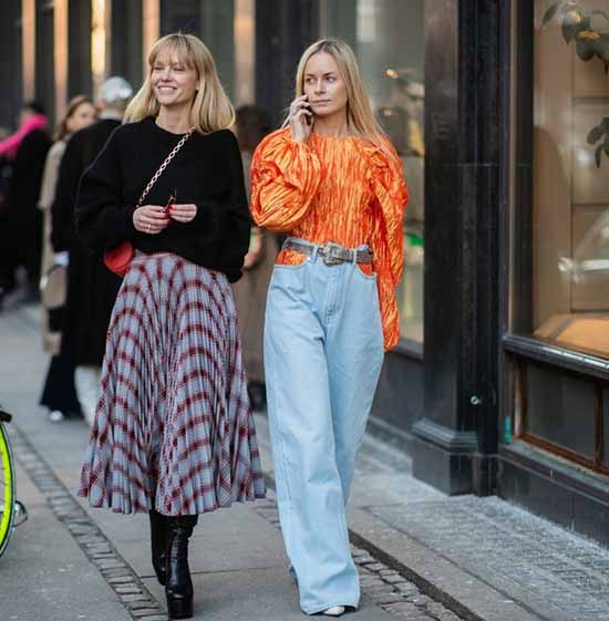 Pantalon large 2021: que porter, photos, idées de looks