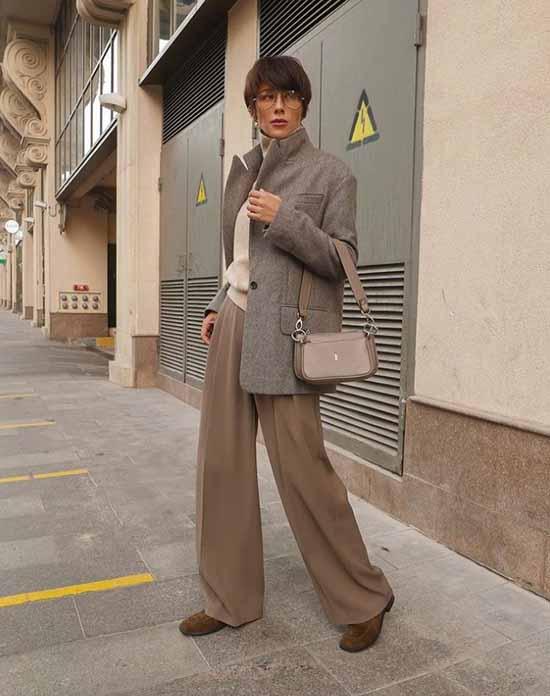 Pantalon large 2021: que porter, photos, idées de looks