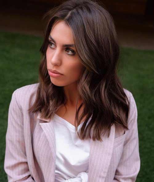 Coupe de cheveux sans frange