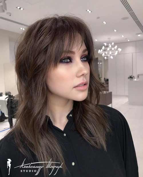 Maillet coupe de cheveux cheveux longs