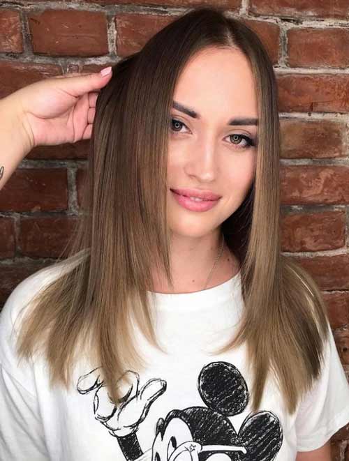 Coupe de cheveux longue mode