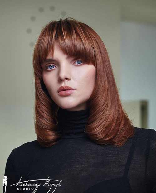 Échelle de coupe de cheveux avec style