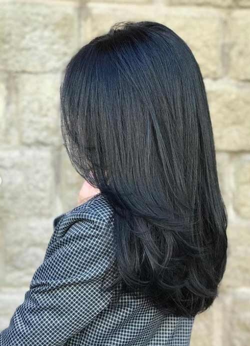 Coupe de cheveux longue pour plus de 50 ans