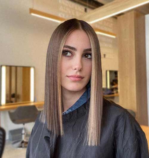 Cheveux d'une longueur