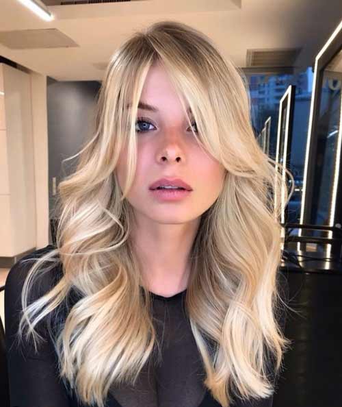 Coupe de cheveux longue jeunesse