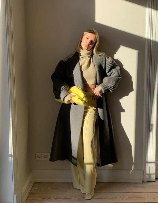 Image gris + jaune dans les vêtements