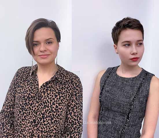 Coupe de cheveux à la mode de longueur moyenne