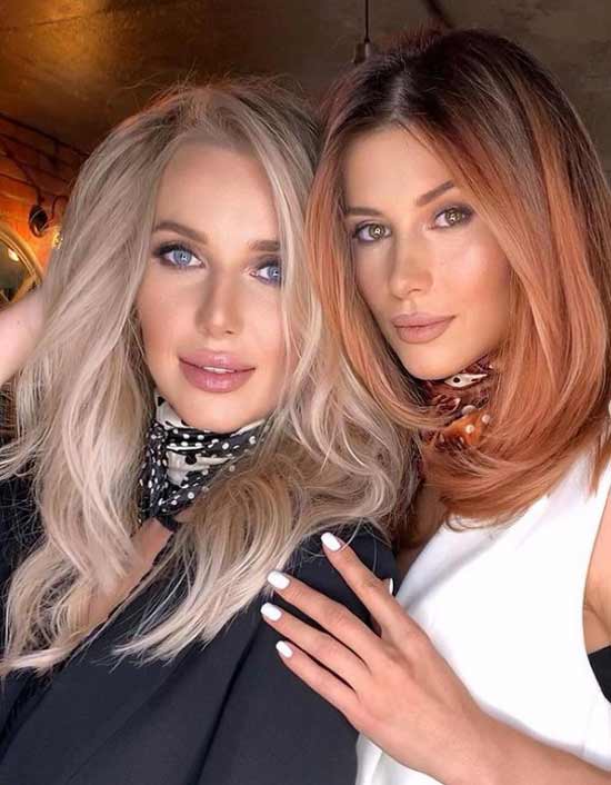 Couleur de cheveux à la mode - naturelle