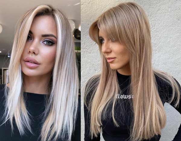 Coupe de cheveux à la mode pour les cheveux longs