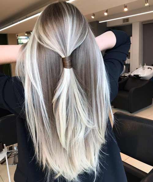 Coupe de cheveux et coloration à la mode