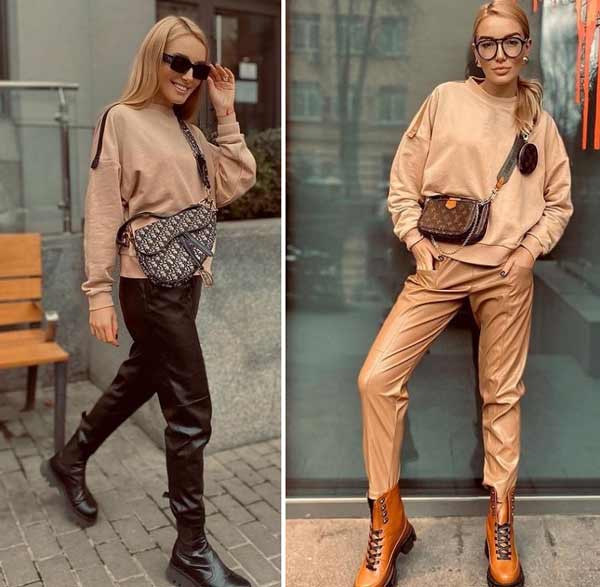 Que porter avec un pantalon de jogging en cuir