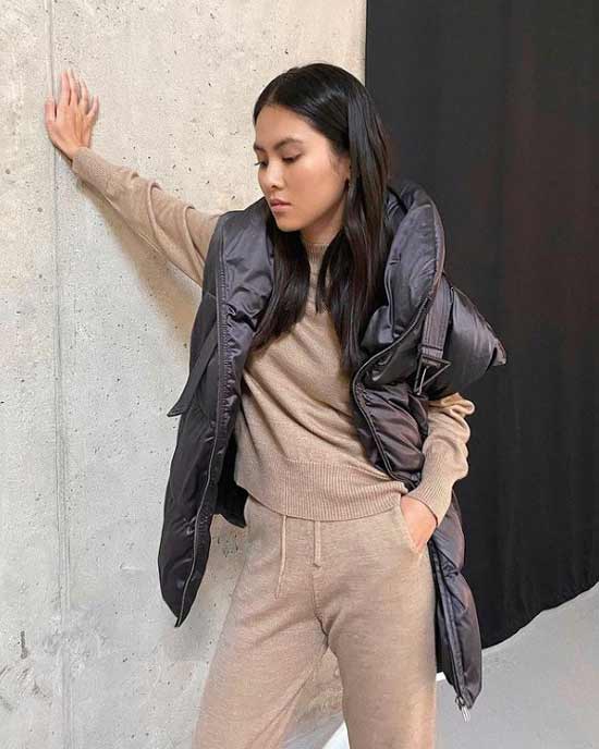 Pantalon de jogging tricoté