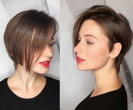 Une coupe de cheveux "Moscovite": photo pour cheveux courts et moyens