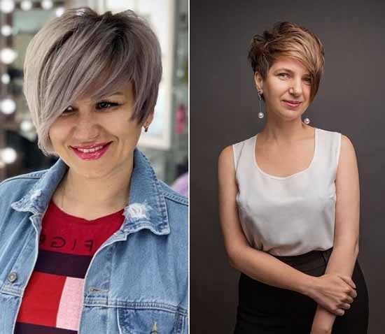 Une coupe de cheveux "Moscovite": photo pour cheveux courts et moyens