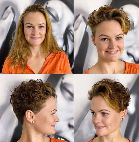 Une coupe de cheveux "Moscovite": photo pour cheveux courts et moyens