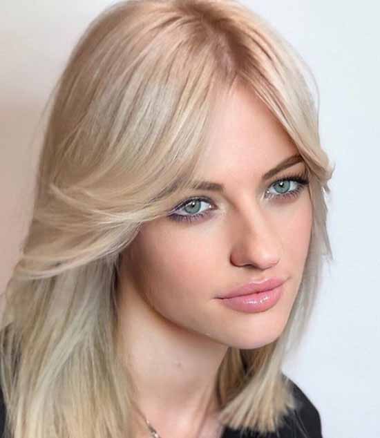 Longue frange 2021: quelles coupes de cheveux porter une longue frange, photo