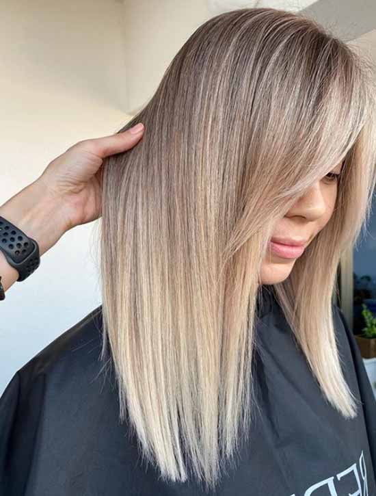 Longue frange 2021: quelles coupes de cheveux porter une longue frange, photo