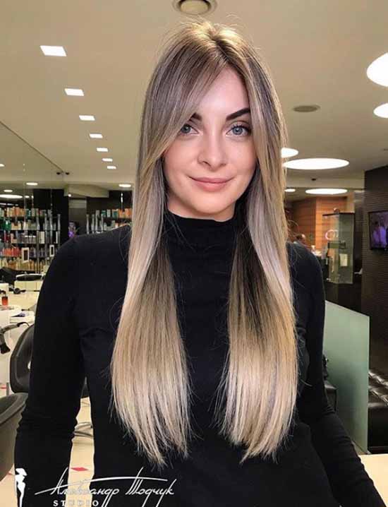 Longue frange 2021: quelles coupes de cheveux porter une longue frange, photo