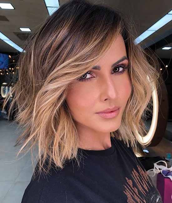 Longue frange 2021: quelles coupes de cheveux porter une longue frange, photo