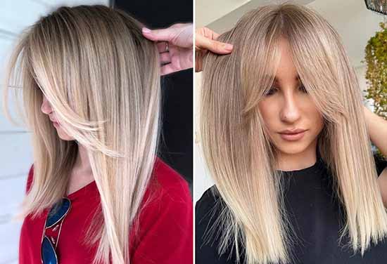 Longue frange 2021: quelles coupes de cheveux porter une longue frange, photo