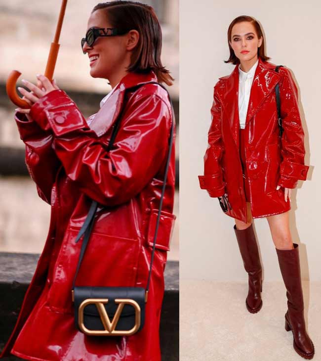 Articles de mode en cuir et latex