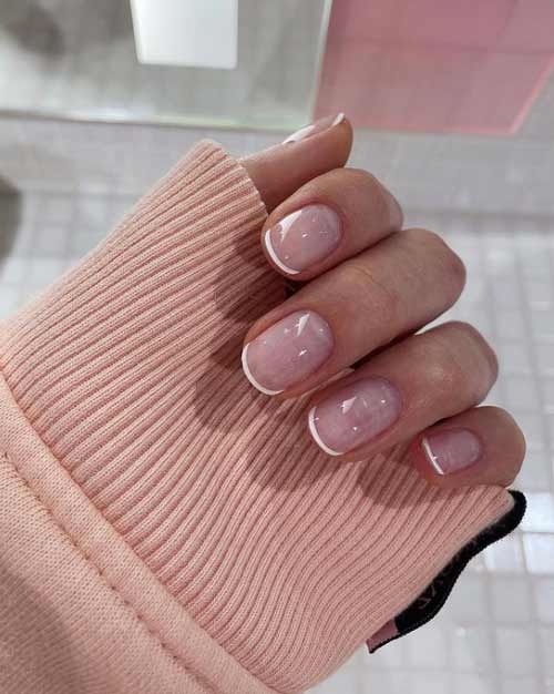 ongles courts espace négatif