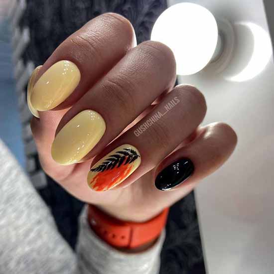 Ressort de manucure jaune