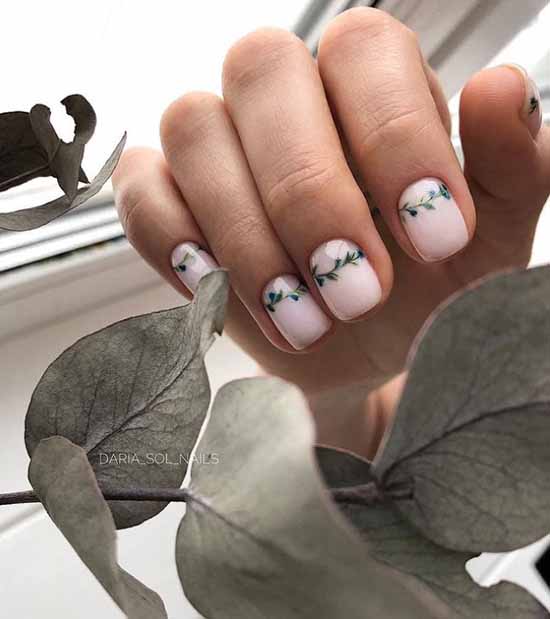 Printemps manucure rose