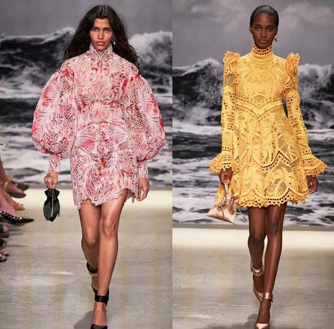 Robe courte en dentelle 2020