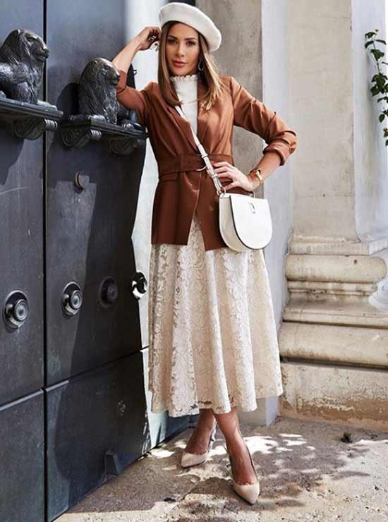 Exemples de combinaisons avec une robe