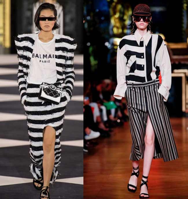 Impressions à la mode dans les vêtements