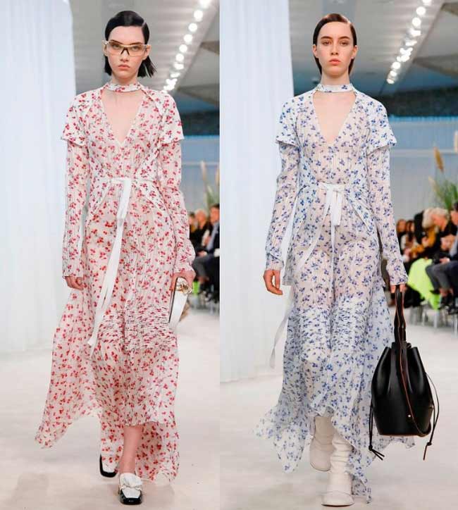 Tendance de la robe maxi fleurie