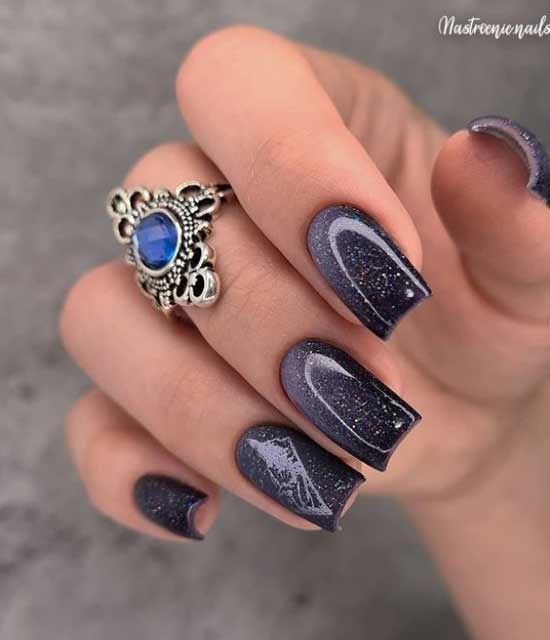 Belle couleur oeil de chat manucure