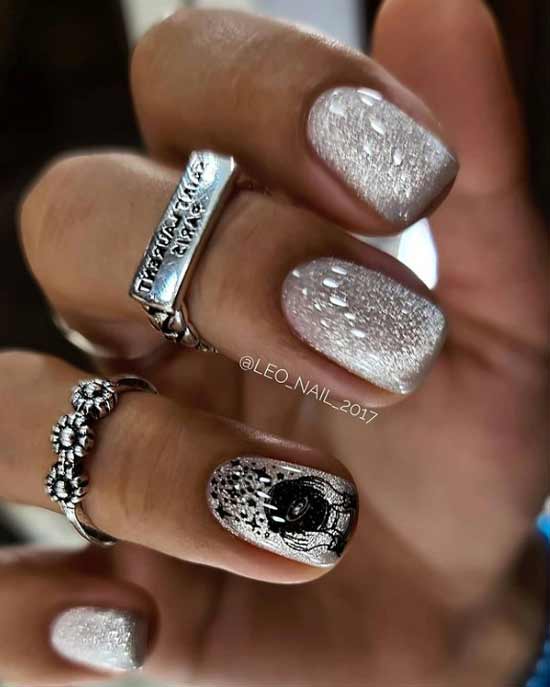 Conception oeil de chat sur les ongles