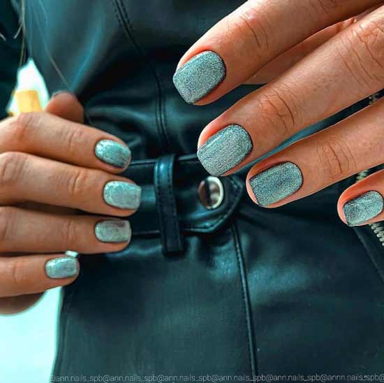 Oeil de chat manucure verte